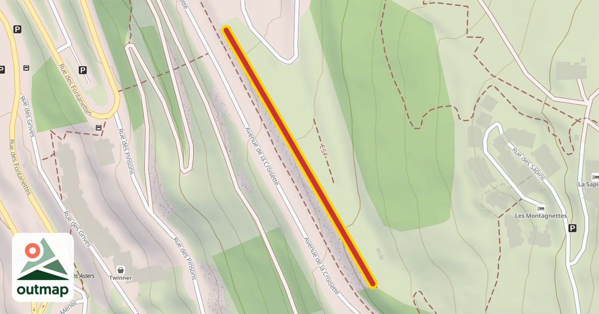 Map of Jardin d'Enfants