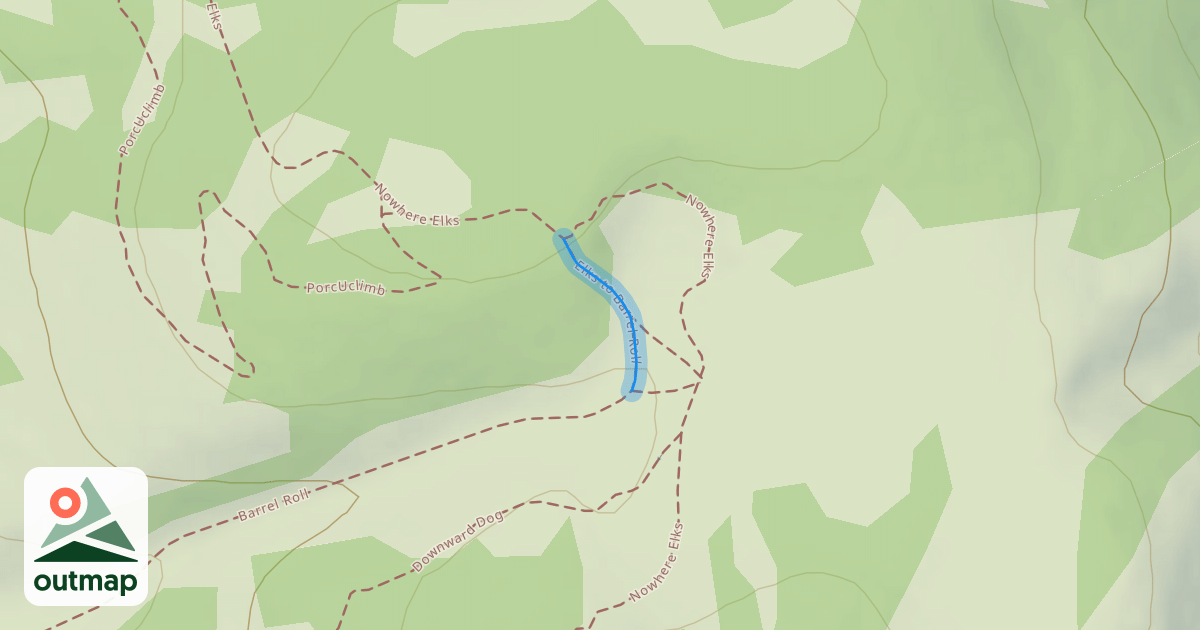 Map of Elks to Barrel Roll