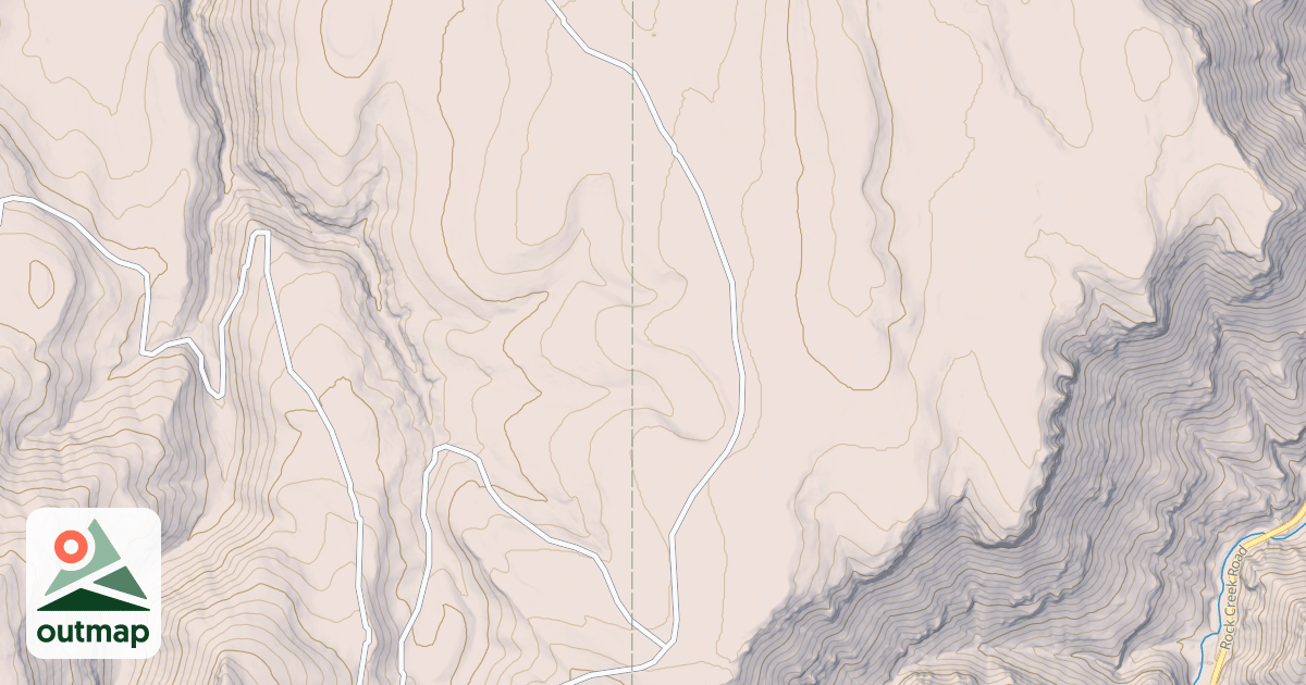 Map of BUCKBRUSH FLATS