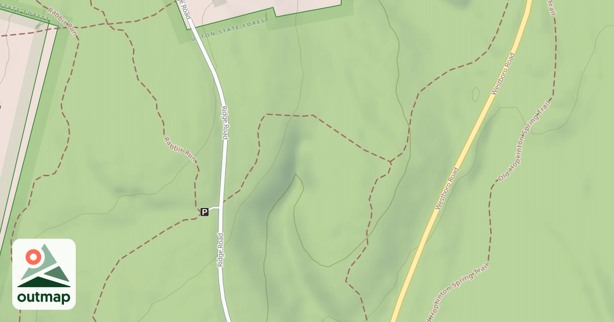 Map of Rabbit Run Trail