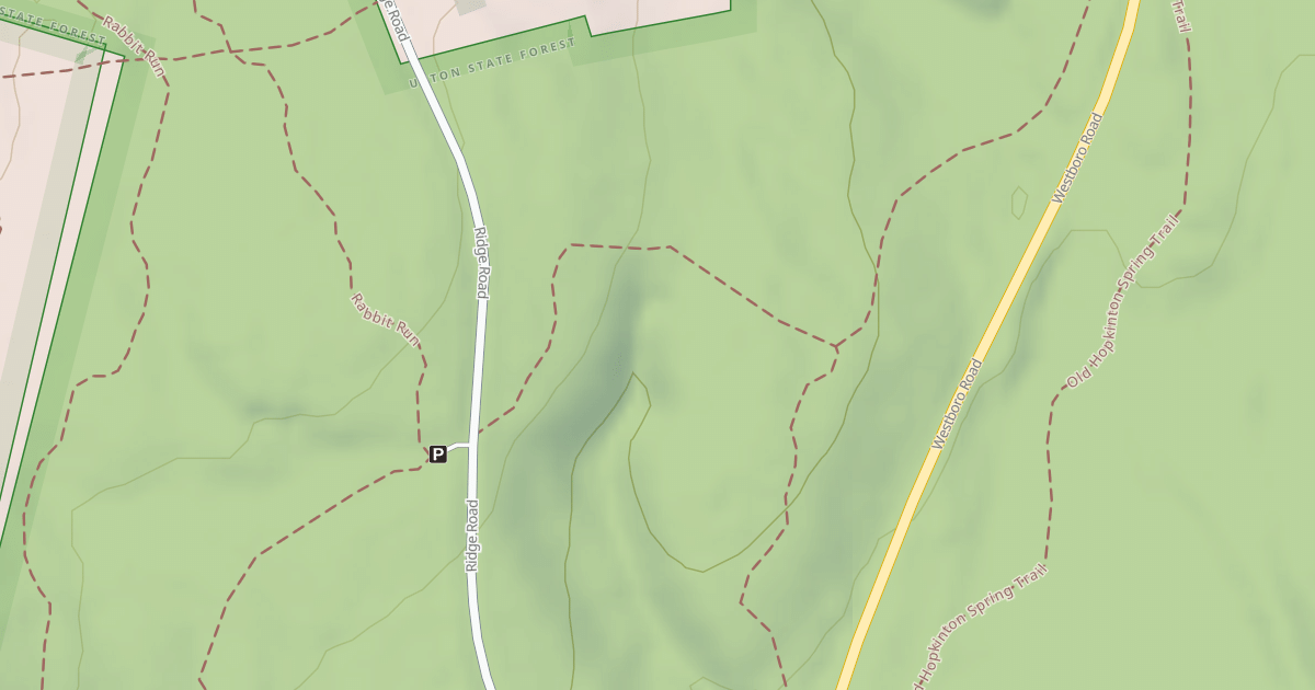Map preview of Rabbit Run Trail
