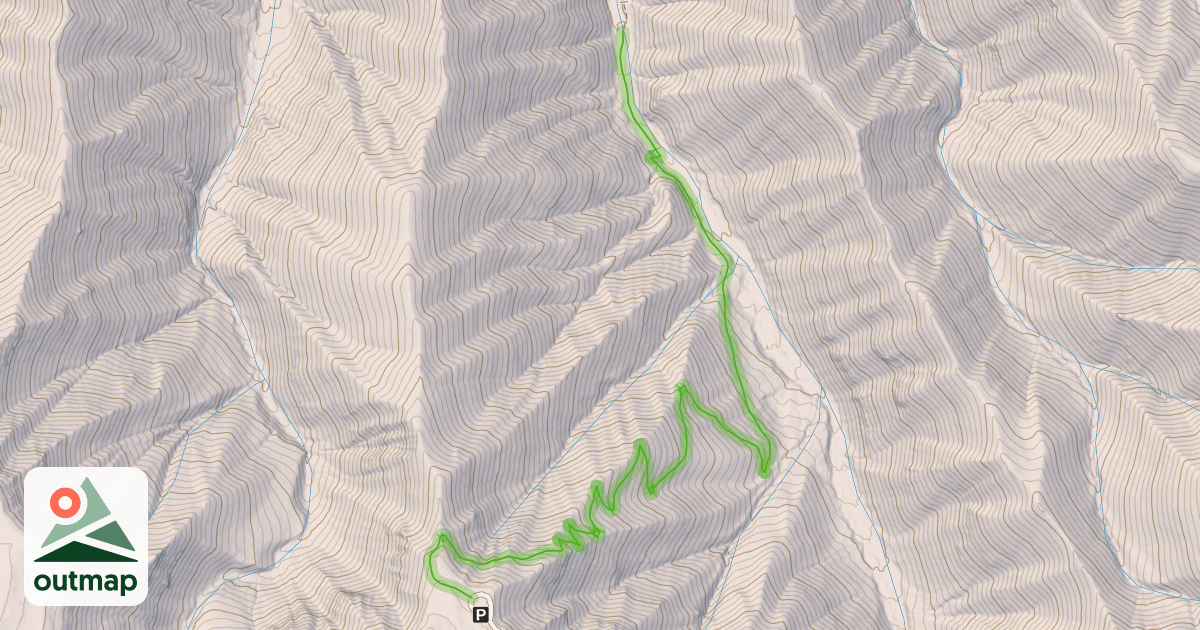 Map of Burnt Cabin Trail