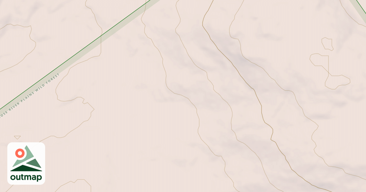 Map of Upper And Lower Trail