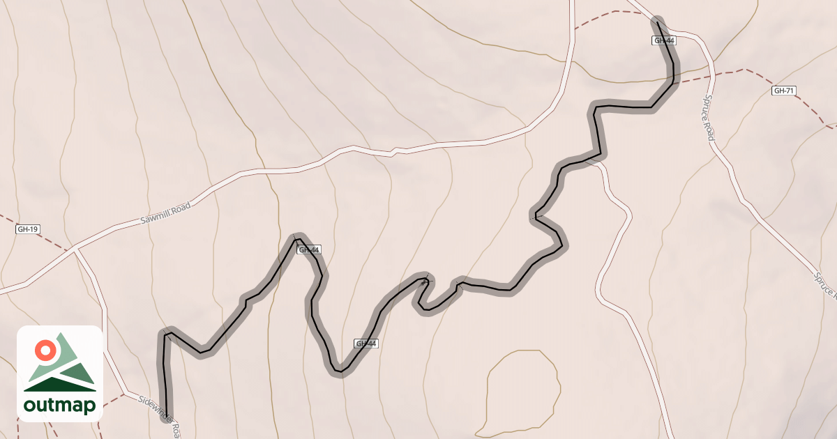Map of Fuller Trail