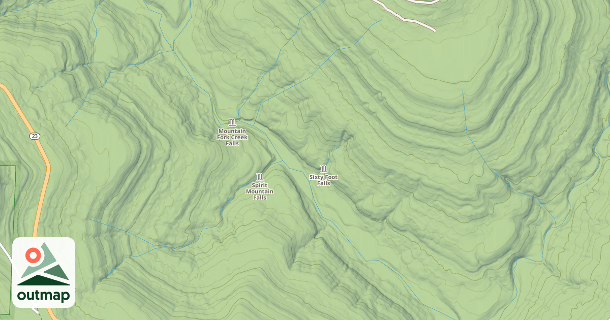 Map of USFS Motor Vehicle Use Map Roads {44839815-623F-4ADA-AC42-58E697E98B7D}