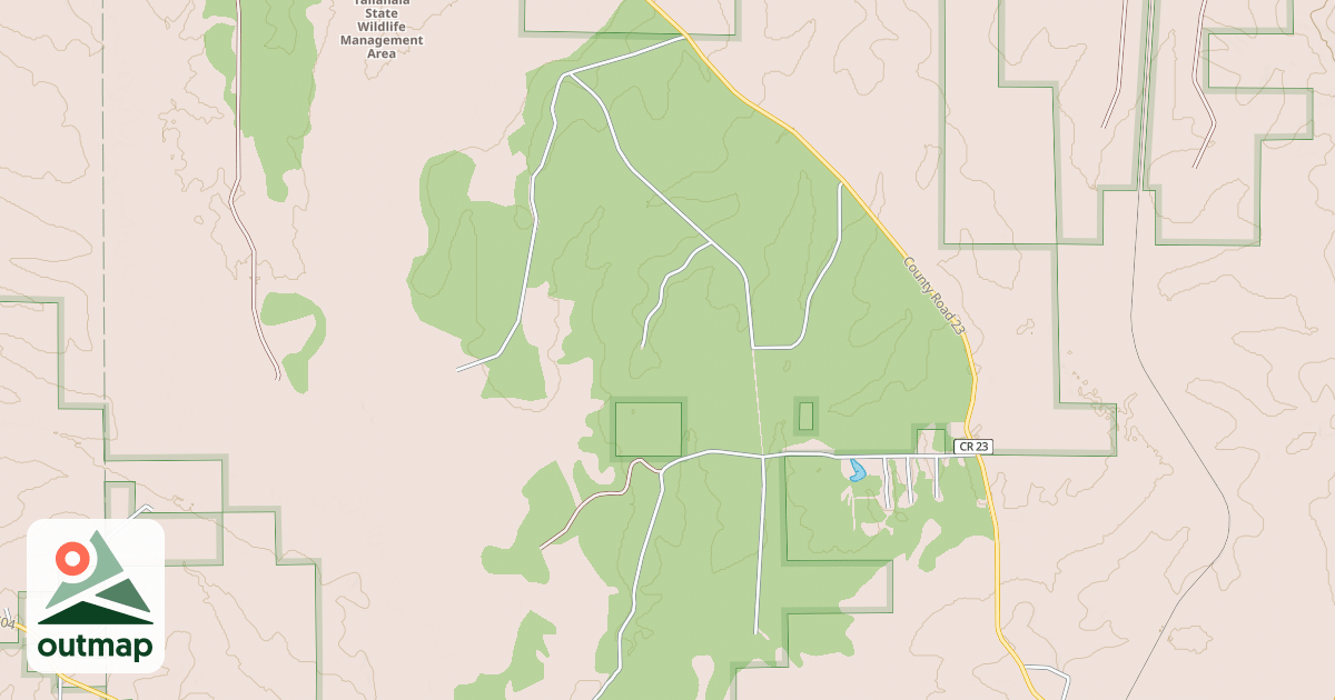 Map of USFS Motor Vehicle Use Map Roads {8FA66274-8DB4-4020-9281-E71D3F13DD08}