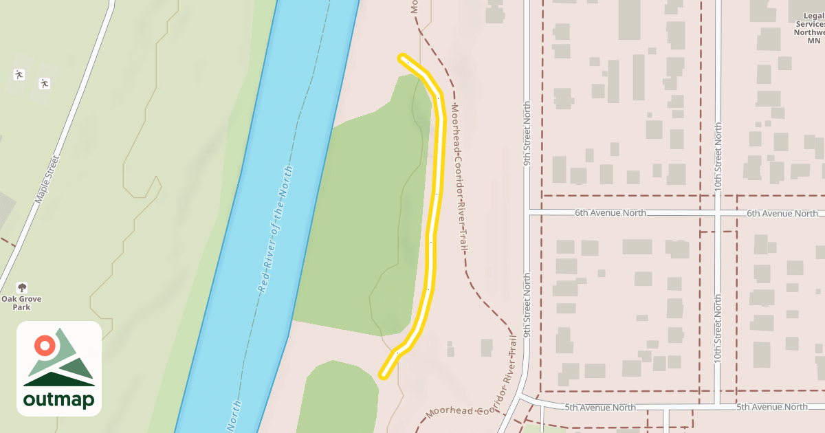 Map of Homestead Ski Trail