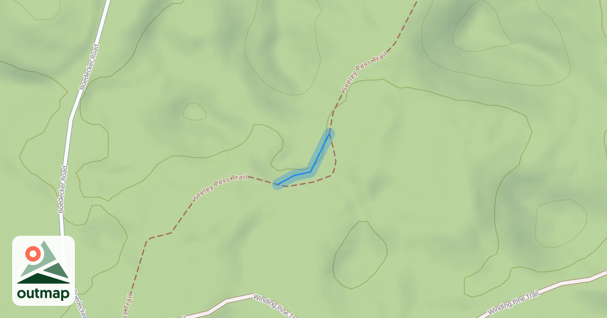 Map of Seeley Pass Trail