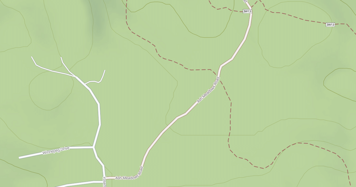Map preview of ASH MEADOWS