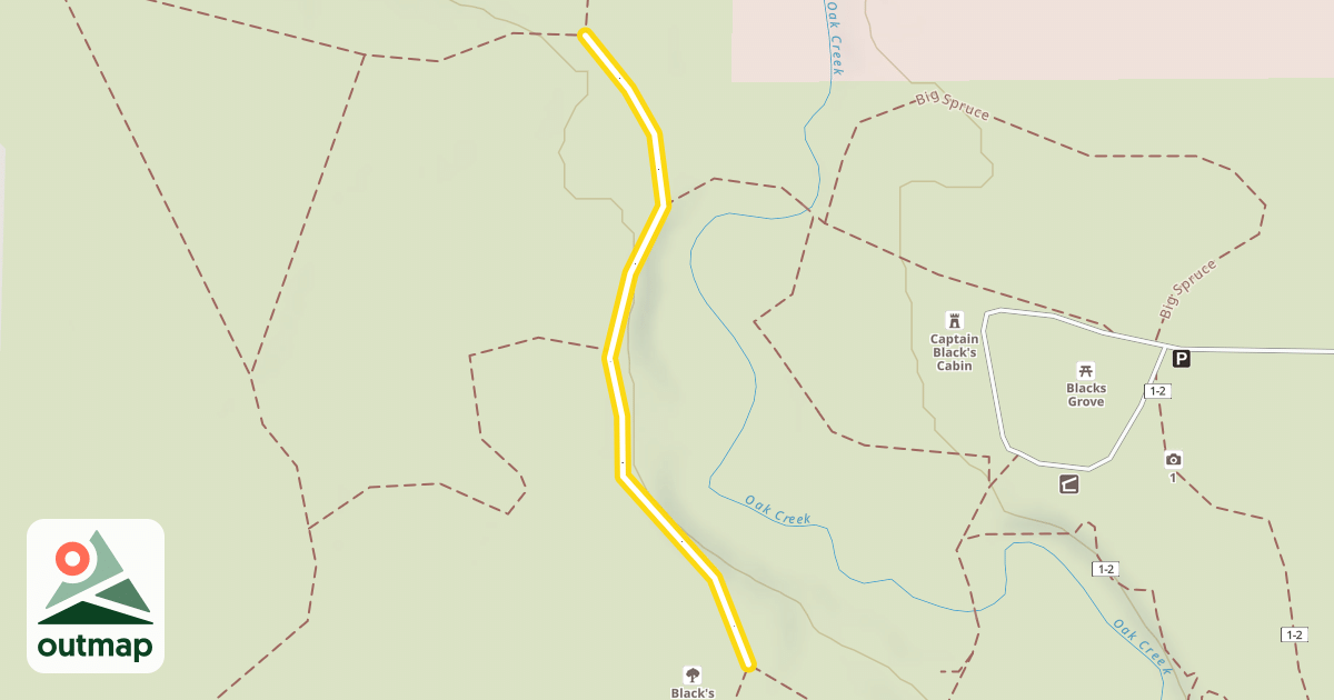 Map of Ridge Run in Otter Tail
