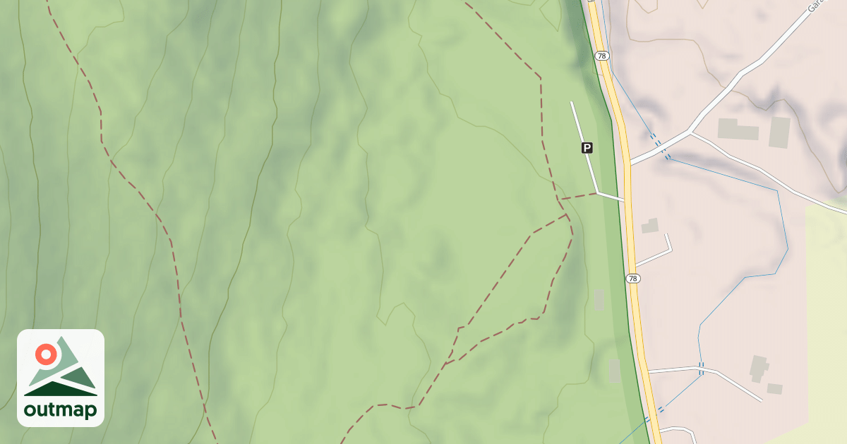 Map of Round the Mountain Trail