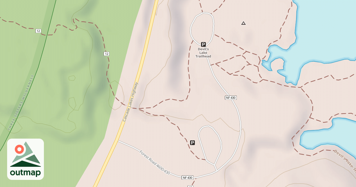 Map of DEVILS LAKE COMPLEX