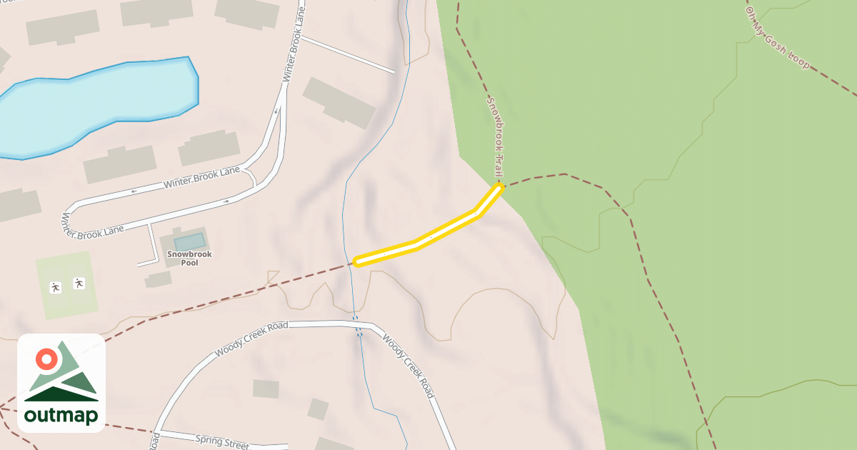 Map of Snowbrook Trail