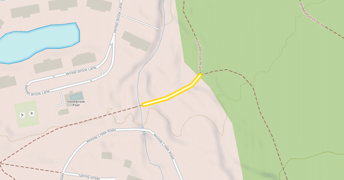 Map preview of Snowbrook Trail