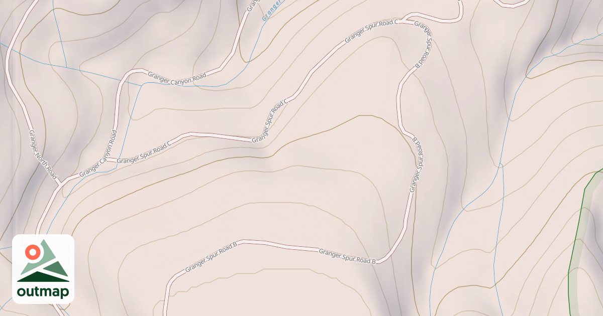 Map of GRANGER SPUR
