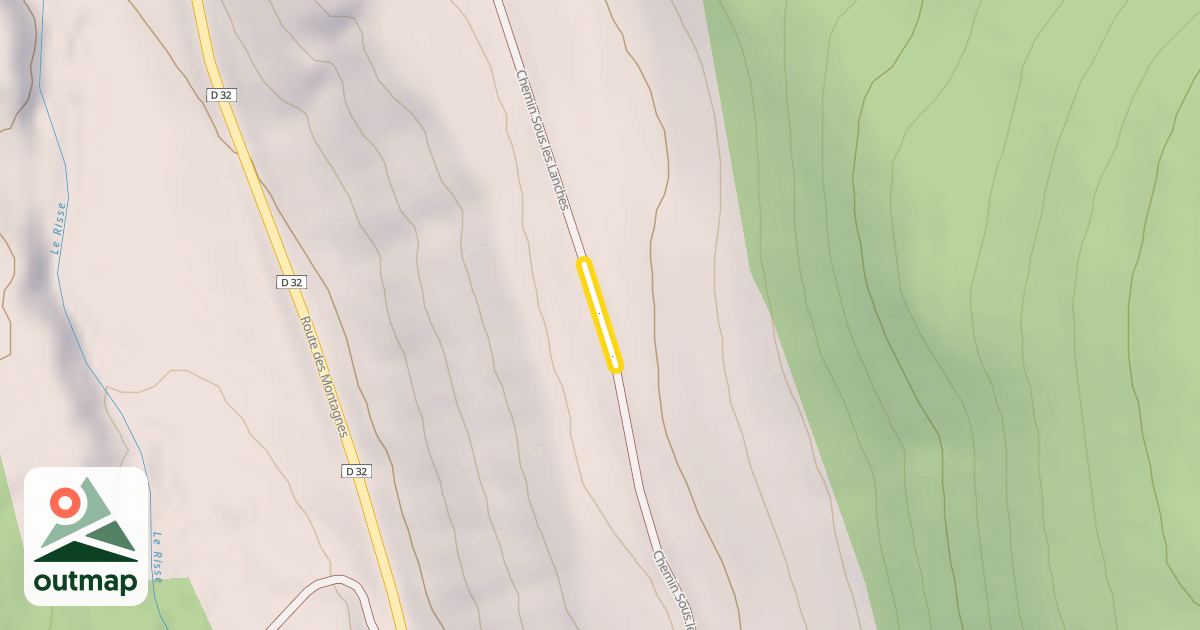 Map of Chemin Sous les Lanches