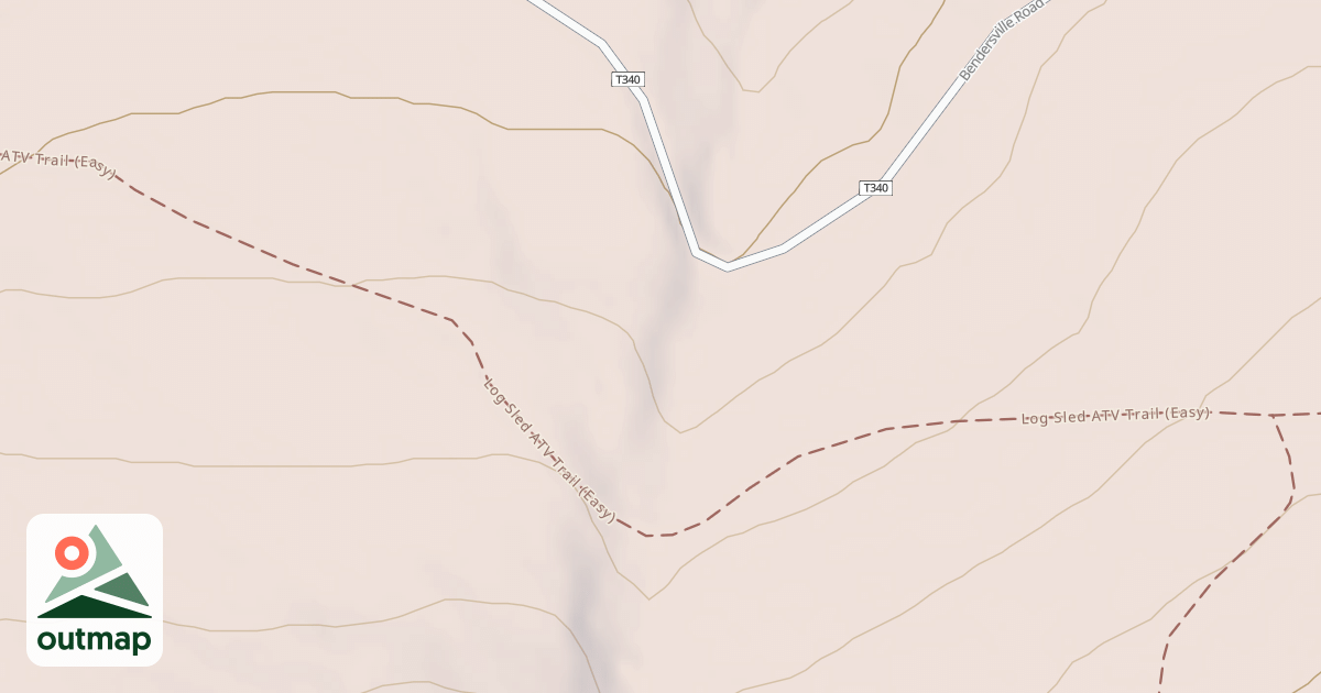 Map of Michaux State Forest - ATV Trail System