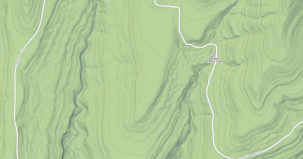 Map preview of USFS Motor Vehicle Use Map Roads {C168A605-8126-438A-AAF6-8178AC8CB35B}