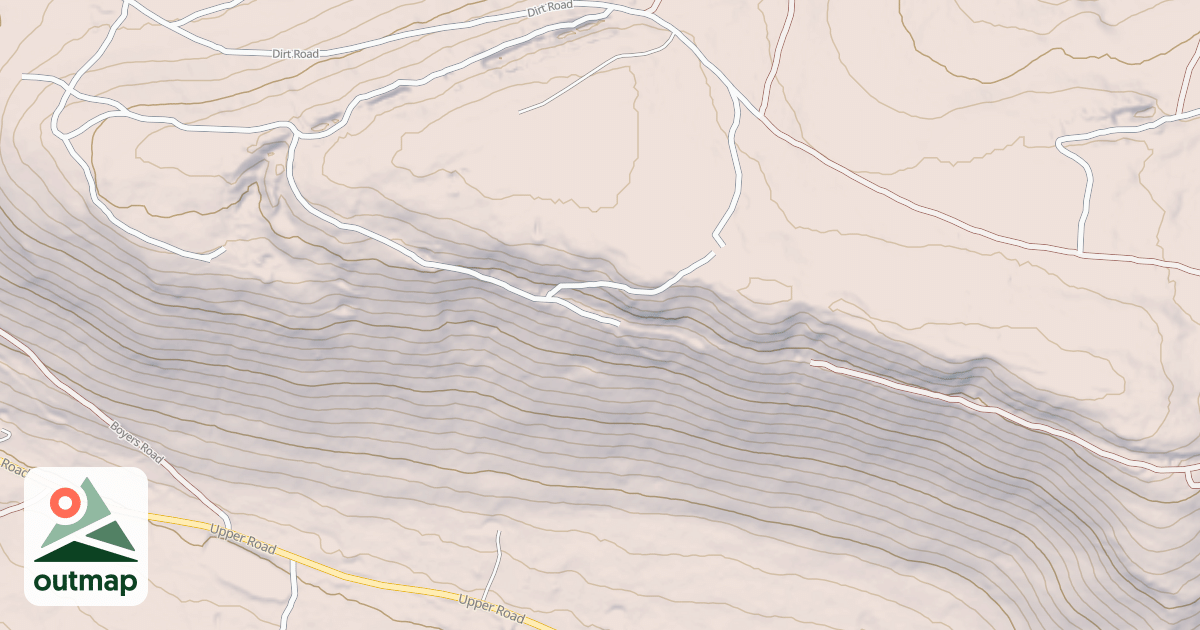 Map of Anthracite Outdoor Adventure Area Trails