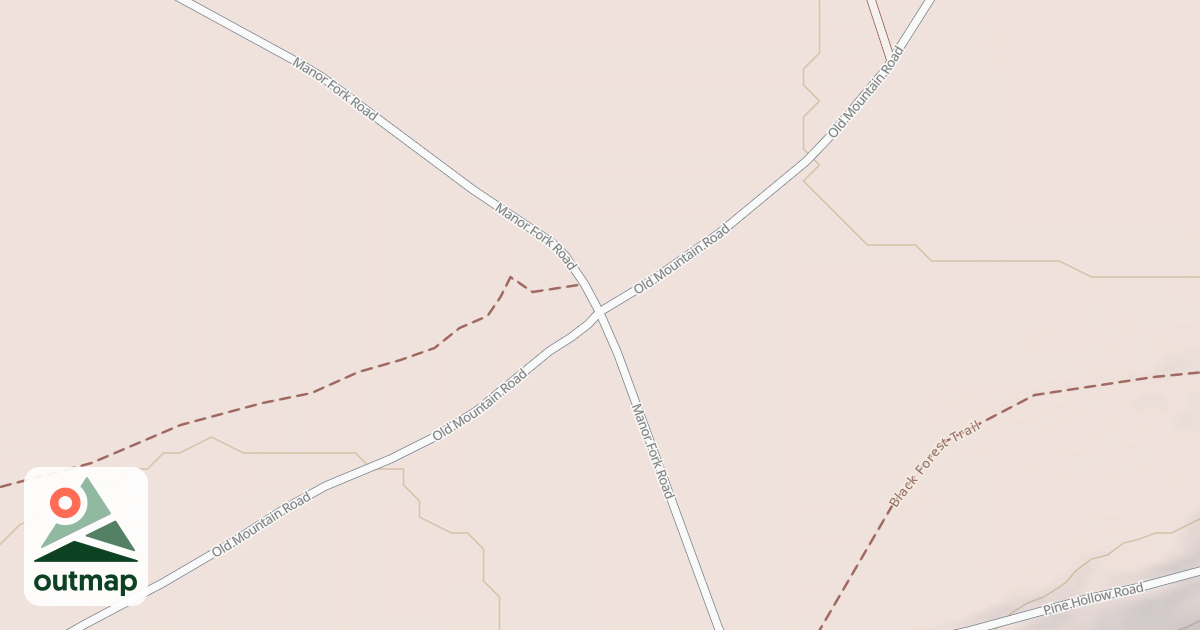 Map of Coudy Pike Snowmobile Trails
