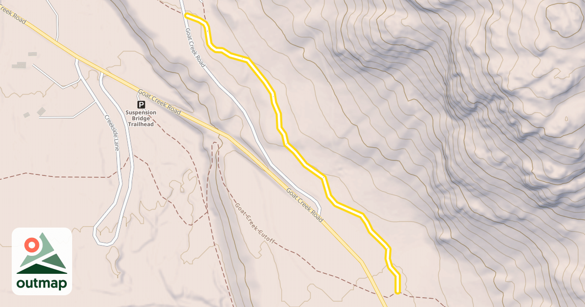 Map of Goat Creek