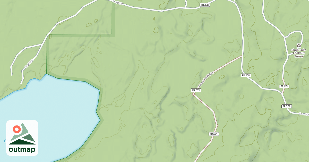 Map of FR 208C