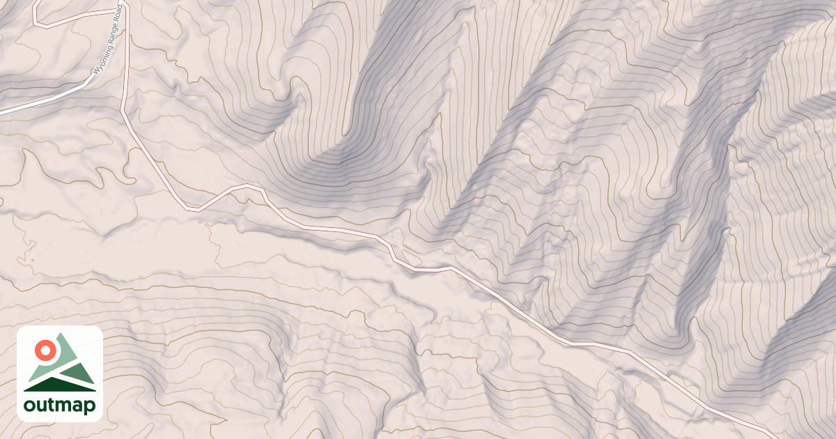 Map of COAL CREEK (FISH CR) N