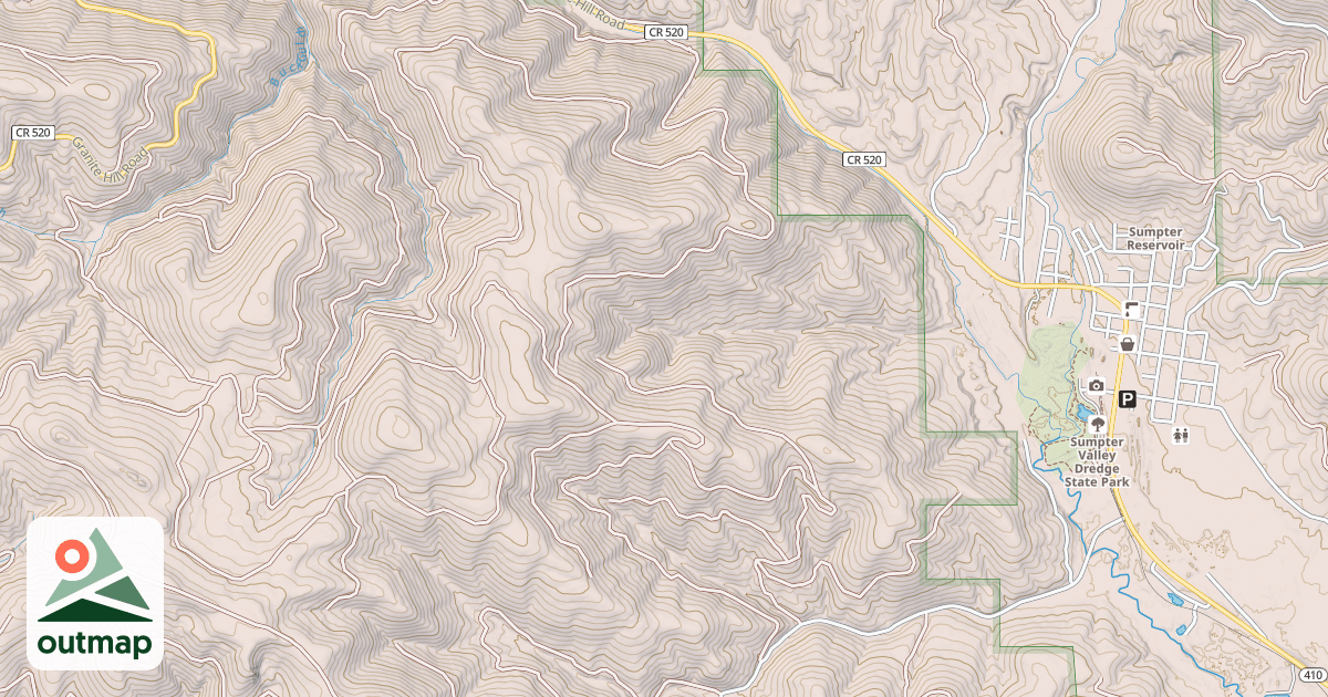 Map of San Lou- Camp Cr Snowmobile