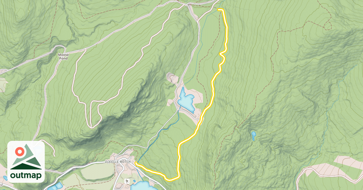 Map of Sanguanapy Ridge Trail