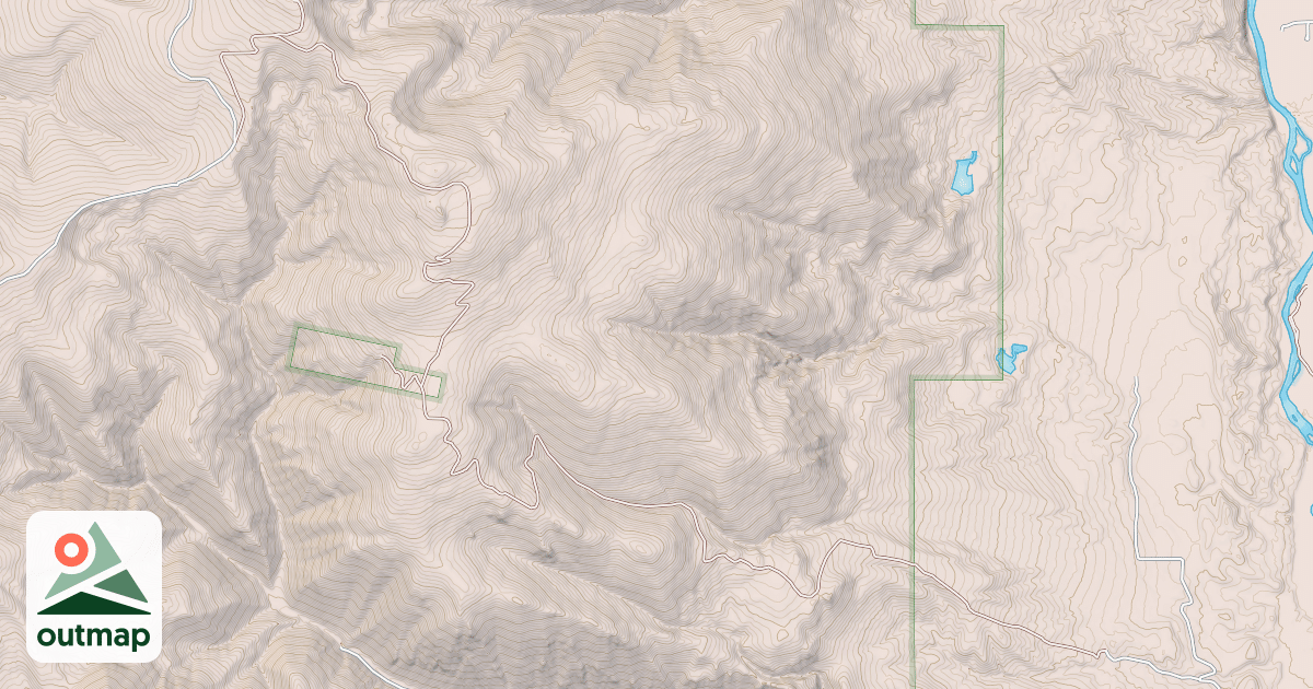 Map of BALDY MOUNTAIN