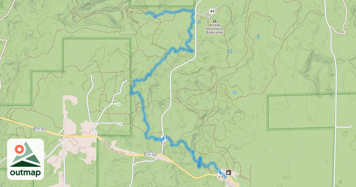 Map of Seeley Pass Trail