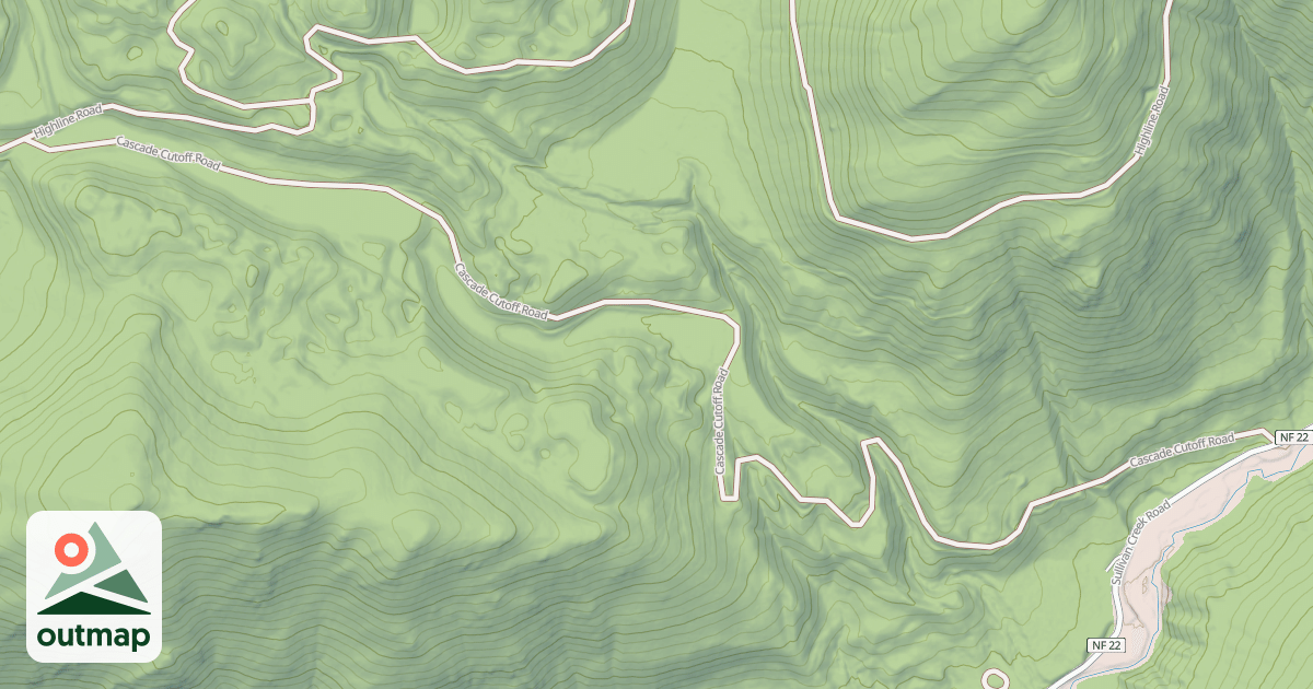 Map of CASCADE CUTOFF