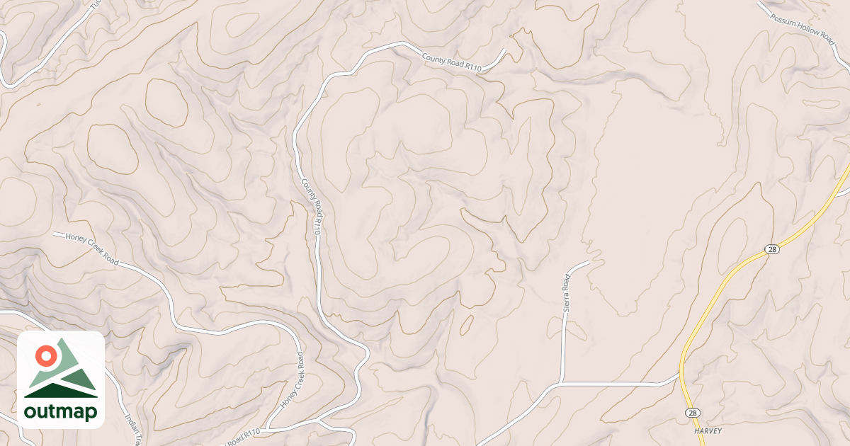 Map of HAZEL SPUR