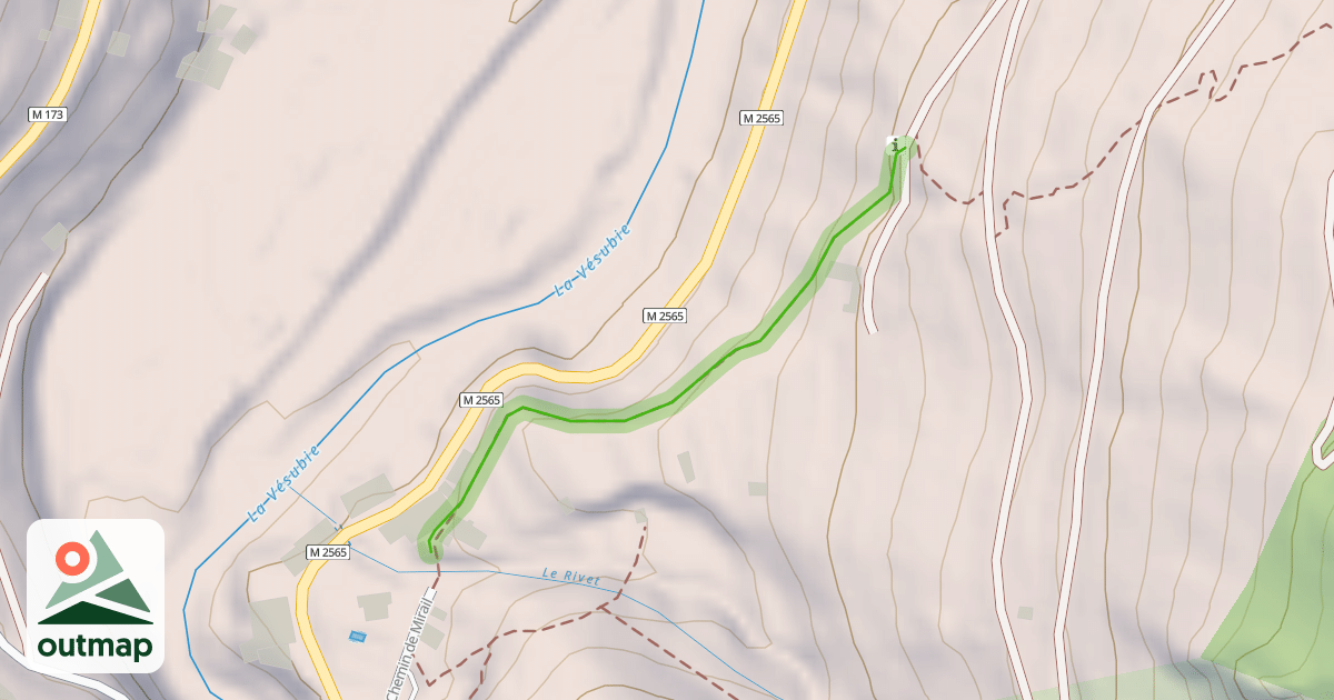 Map of Chemin de Mirail