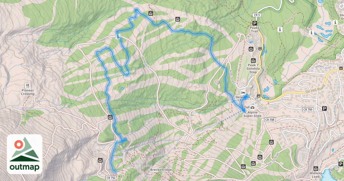 Map of Game Trail
