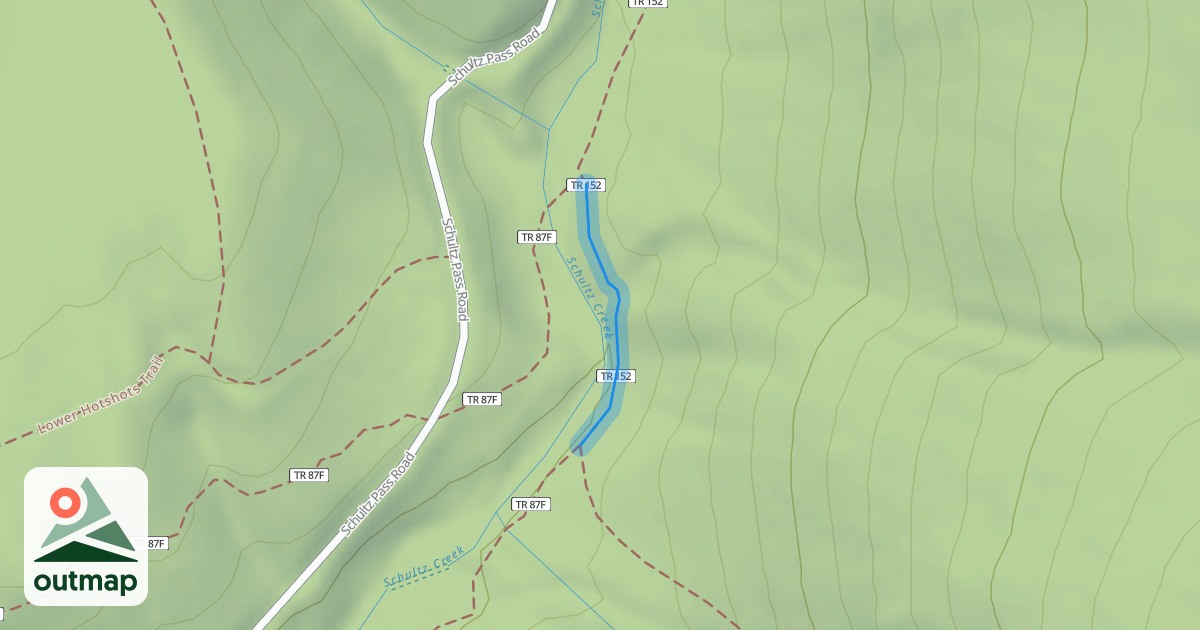 Map of Arizona Trail-Schultz Creek Trail