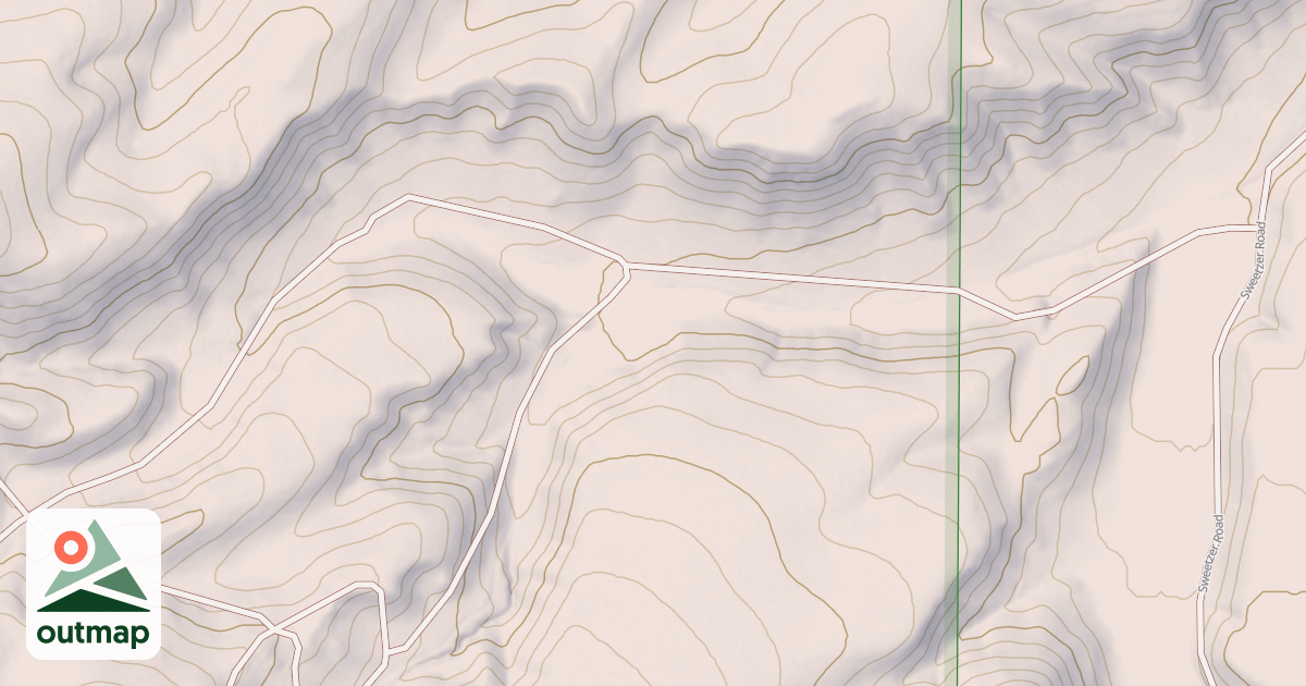 Map of MUD SPRING