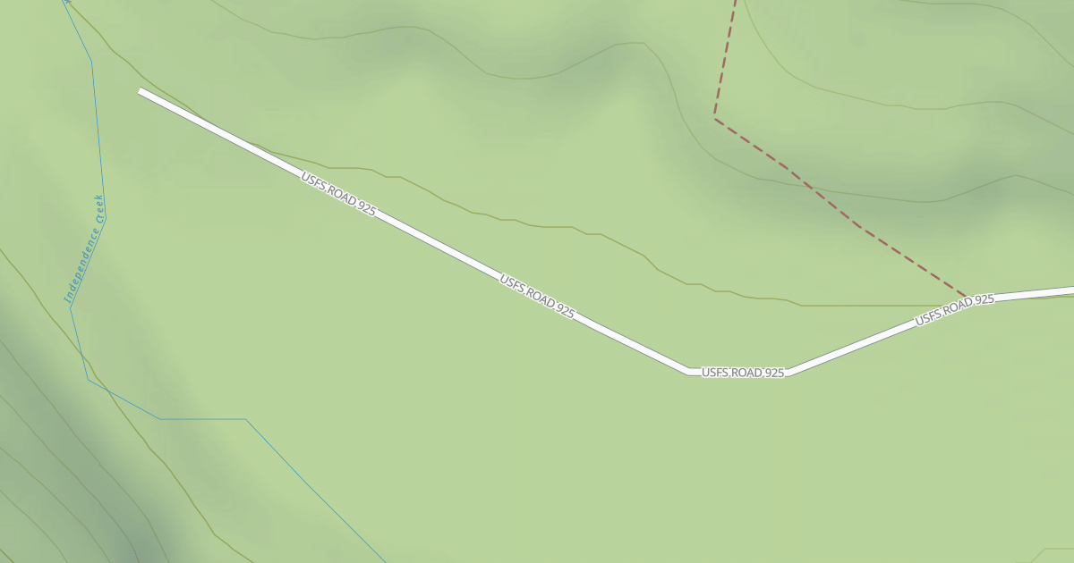 Map preview of INDEPENDENCE CREEK