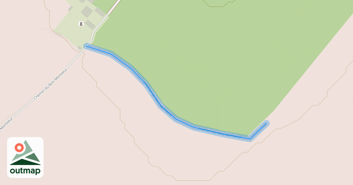Map of Chemin du Bois Monsieur