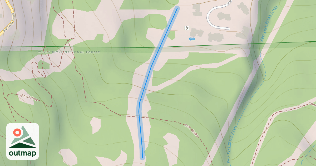 Map of Cascade (Lower)