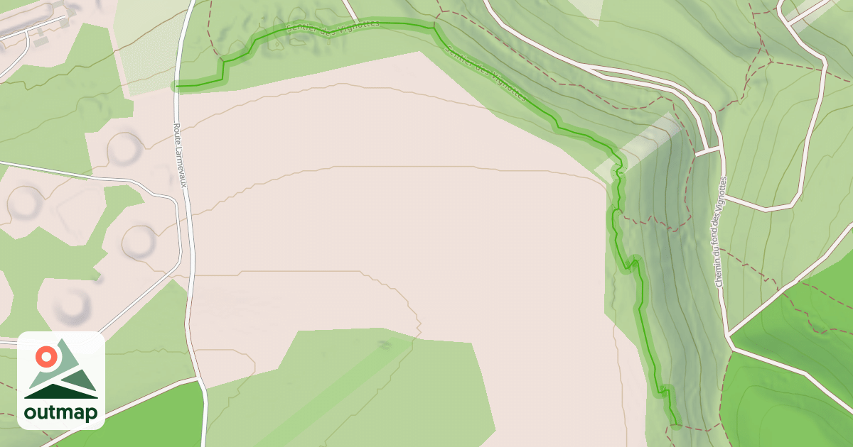 Map of Sentier des Vignottes