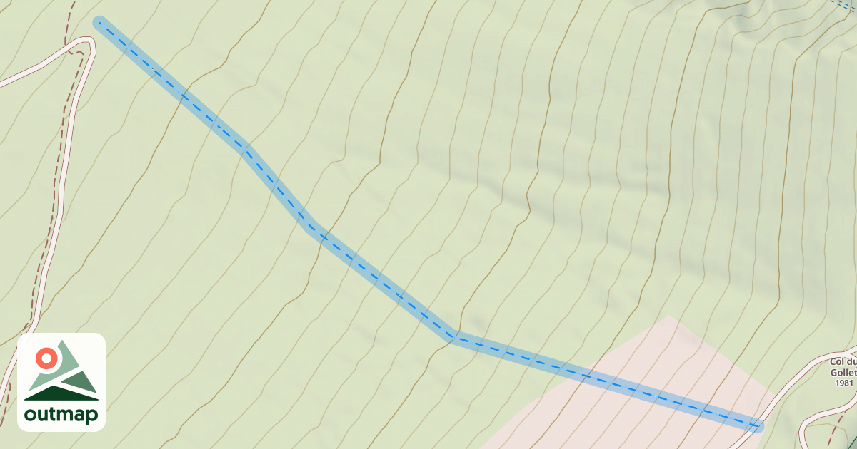 Map of Free ride du Gollet