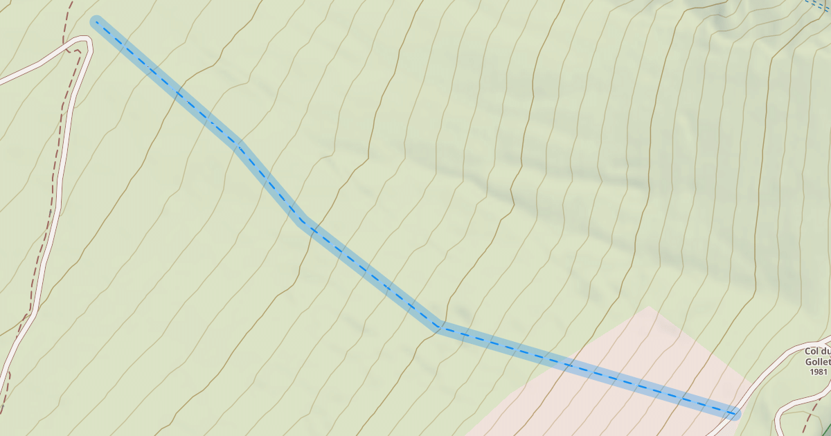 Map preview of Free ride du Gollet