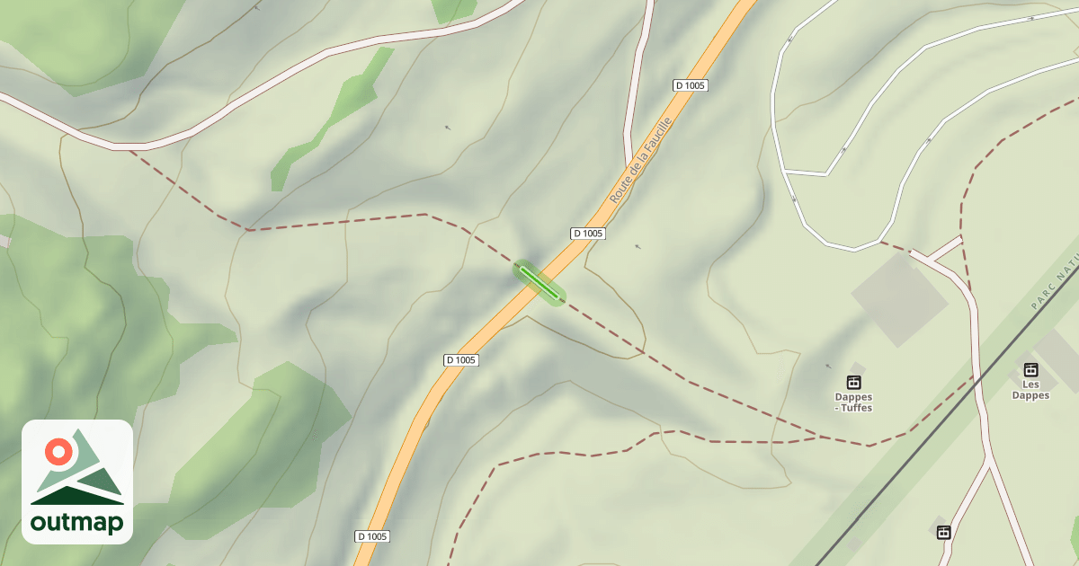 Map of Liaison Franco-Suisse