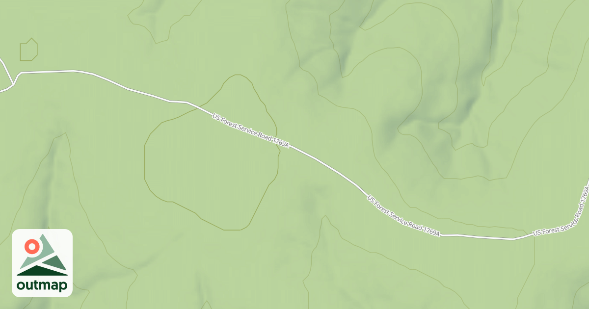 Map of HAMILTON RIDGE SPUR A
