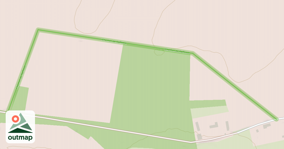 Map of Chemin de Raffetot