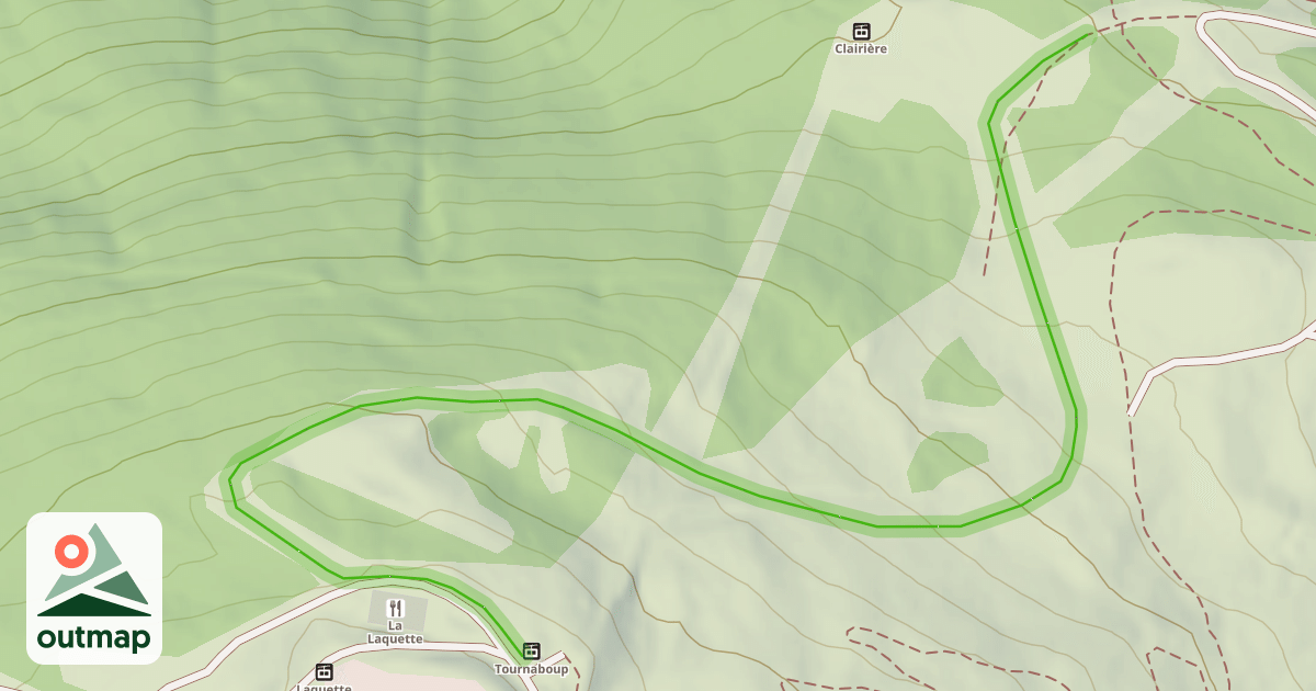 Map of Tournaboup