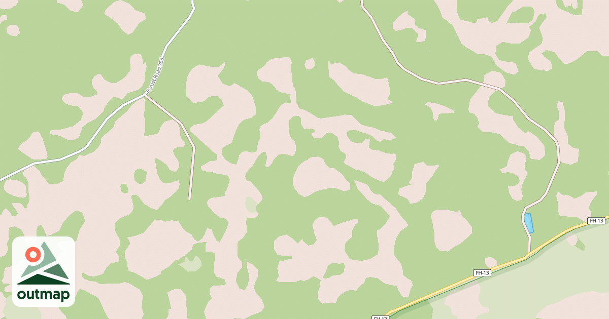 Map of USFS Motor Vehicle Use Map Roads {14F0C85D-275C-46AF-9340-7DB878BA53B9}
