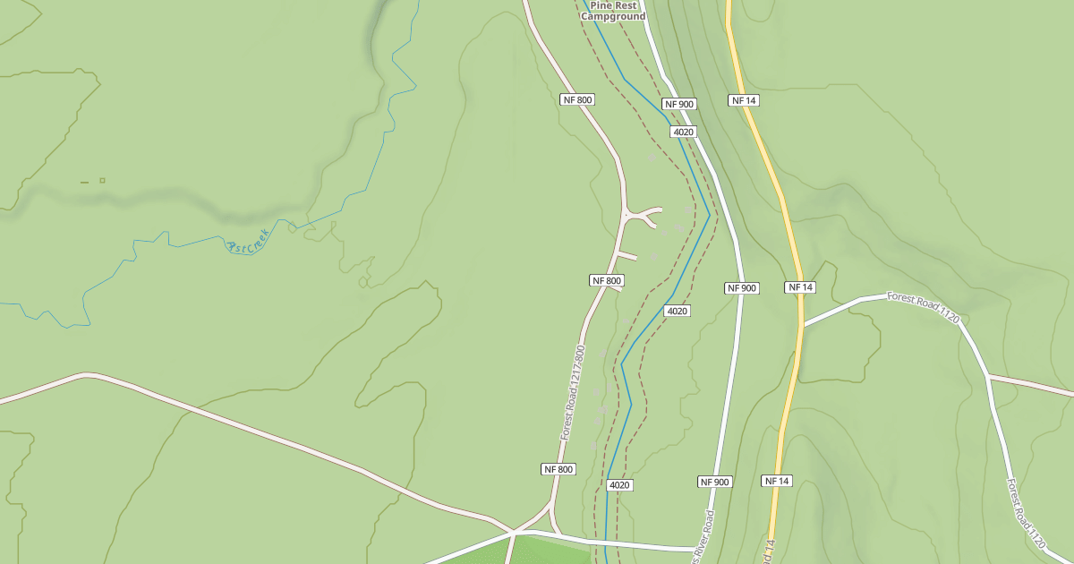 Map preview of TRACT O