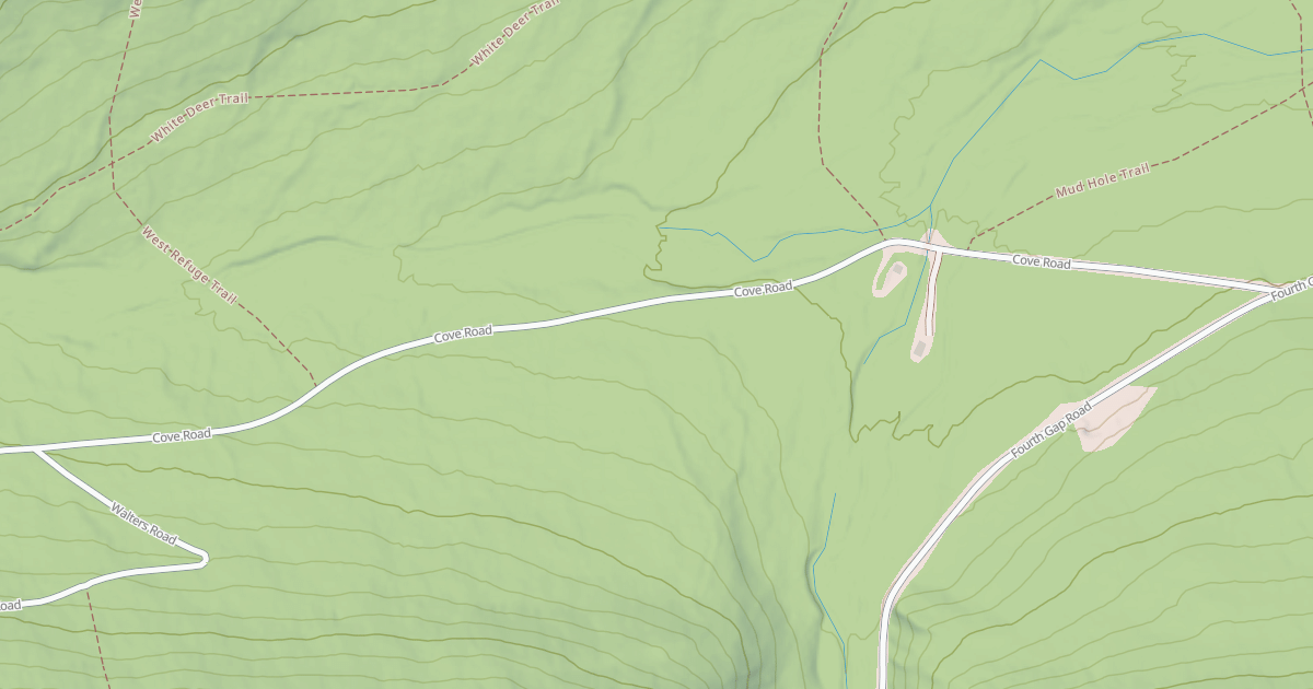 Map preview of Tiadaghton State Forest Snowmobile Trails